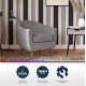 Brie Linen Accent Chair